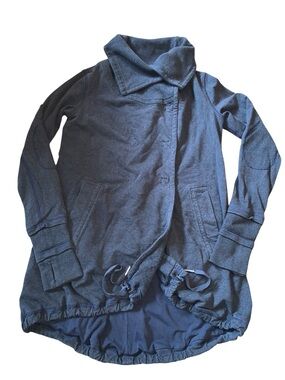 Lululemon Athletica Double-Breasted Wrap Sweatshirt Jacket / Coat Sz 6 Women’s